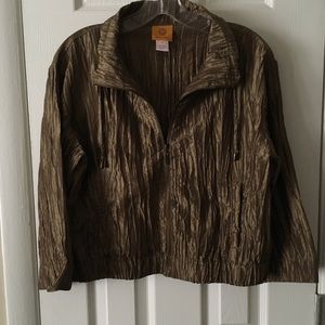 Ruby Rd. Lightweight Zip front Jacket Blazer